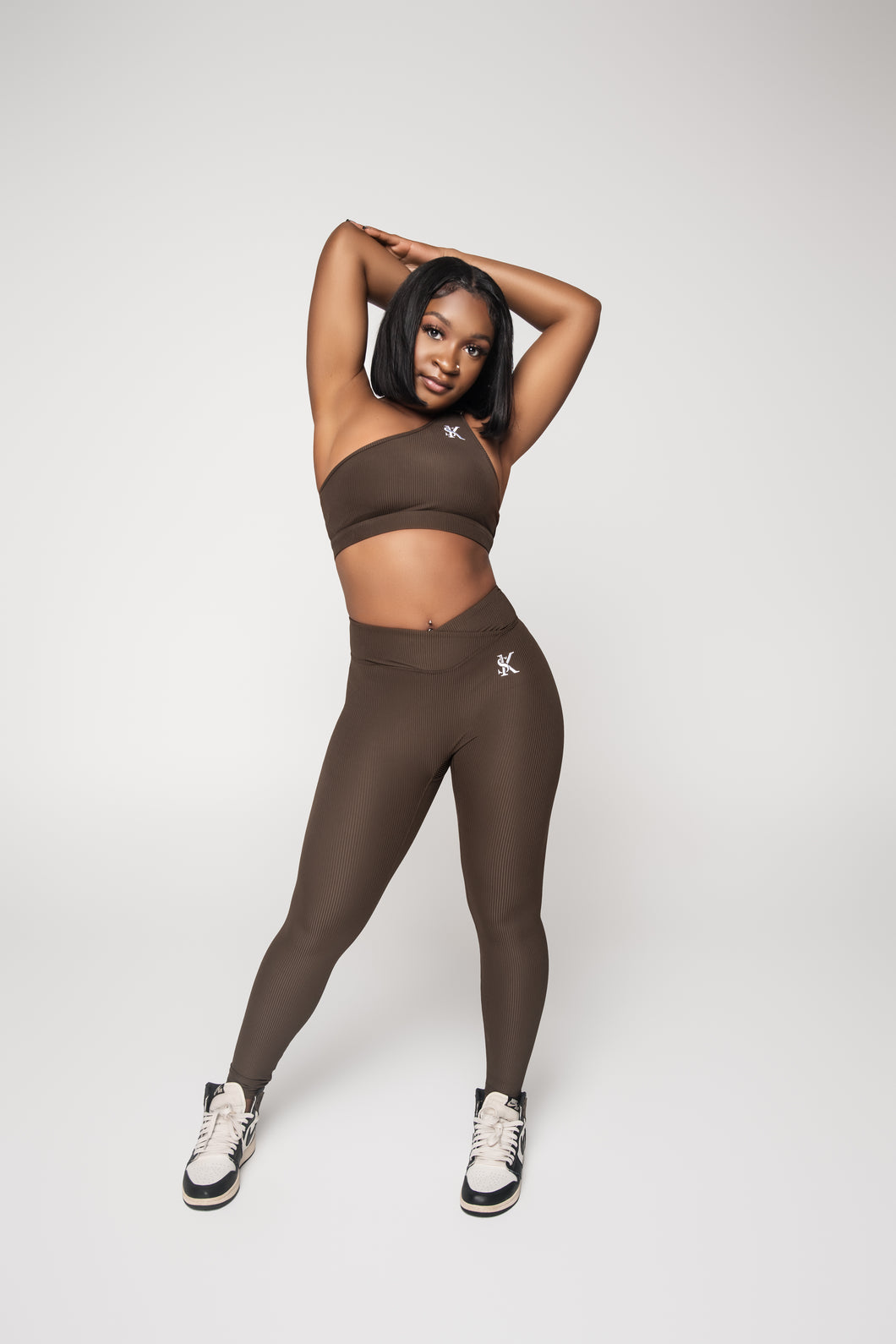 Ladies Coco Black sports bra fitness Top
